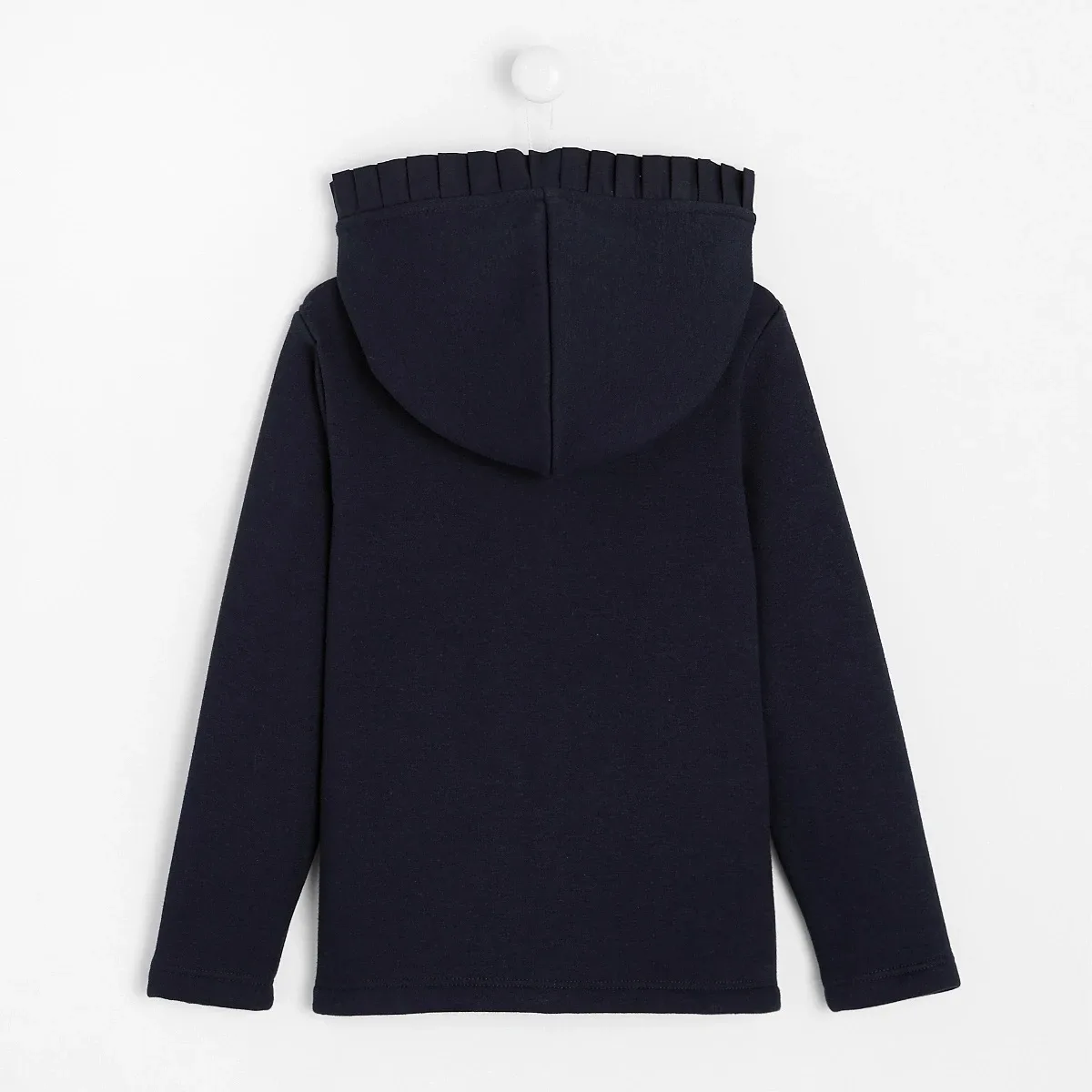 View 2 - Girl zip-up sweatshirt