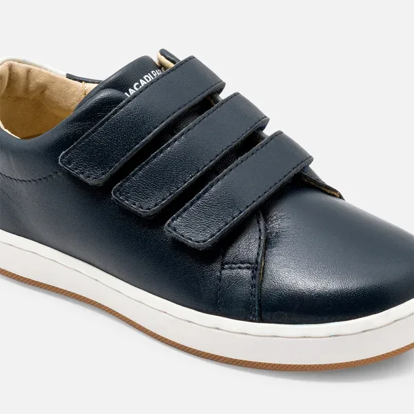 View 6 - Boy smooth leather tennis shoes
