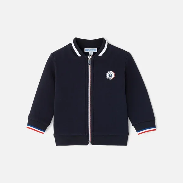 View 1 - Baby boy zip-up cardigan