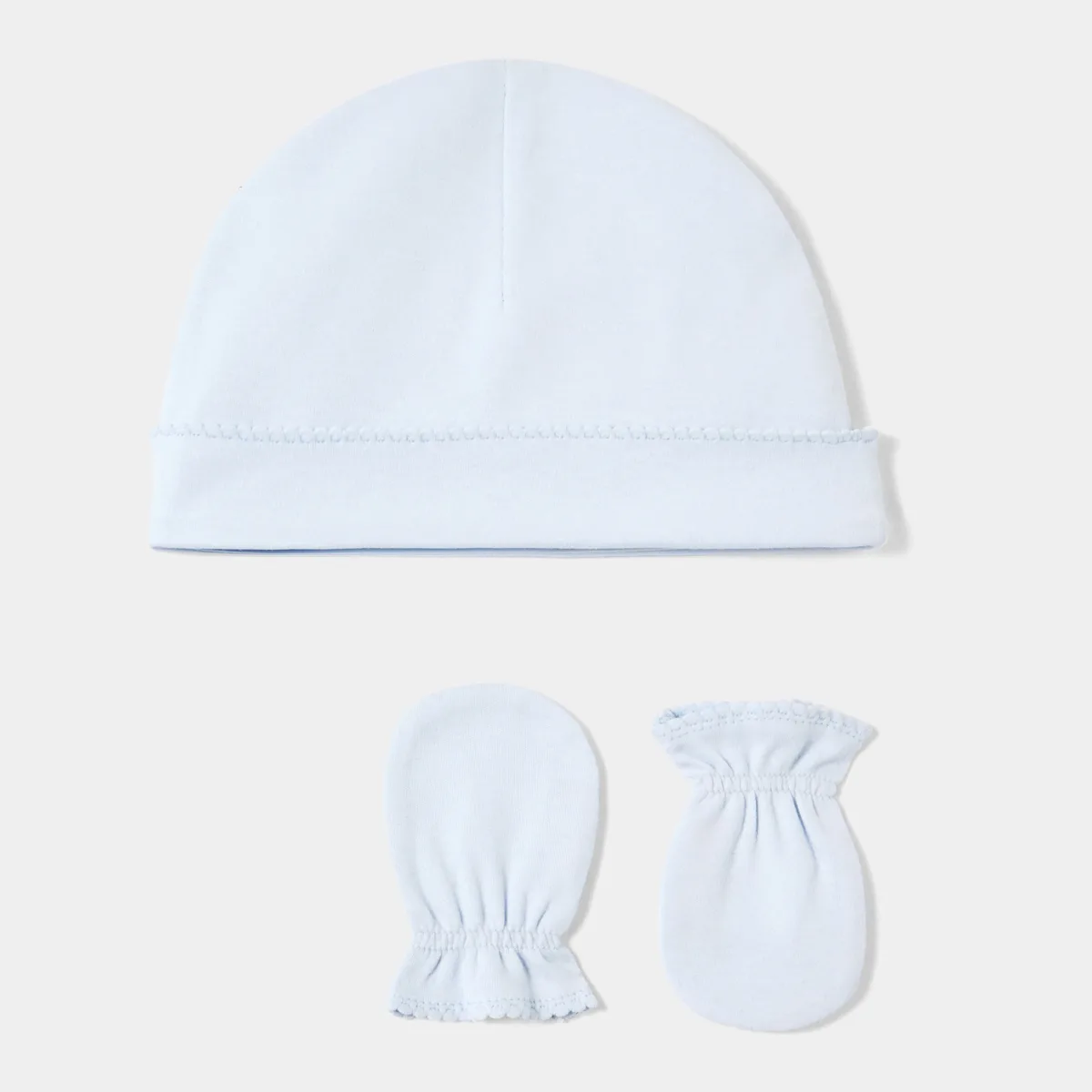 View 1 - Baby hat and mittens set