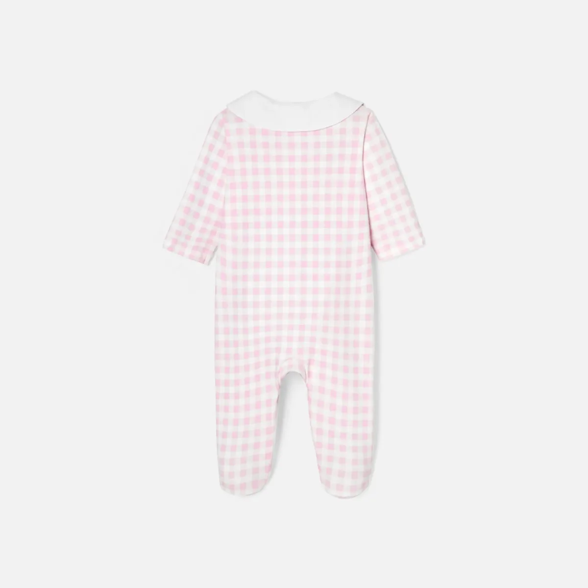 View 2 - Baby girl gingham print  pyjamas