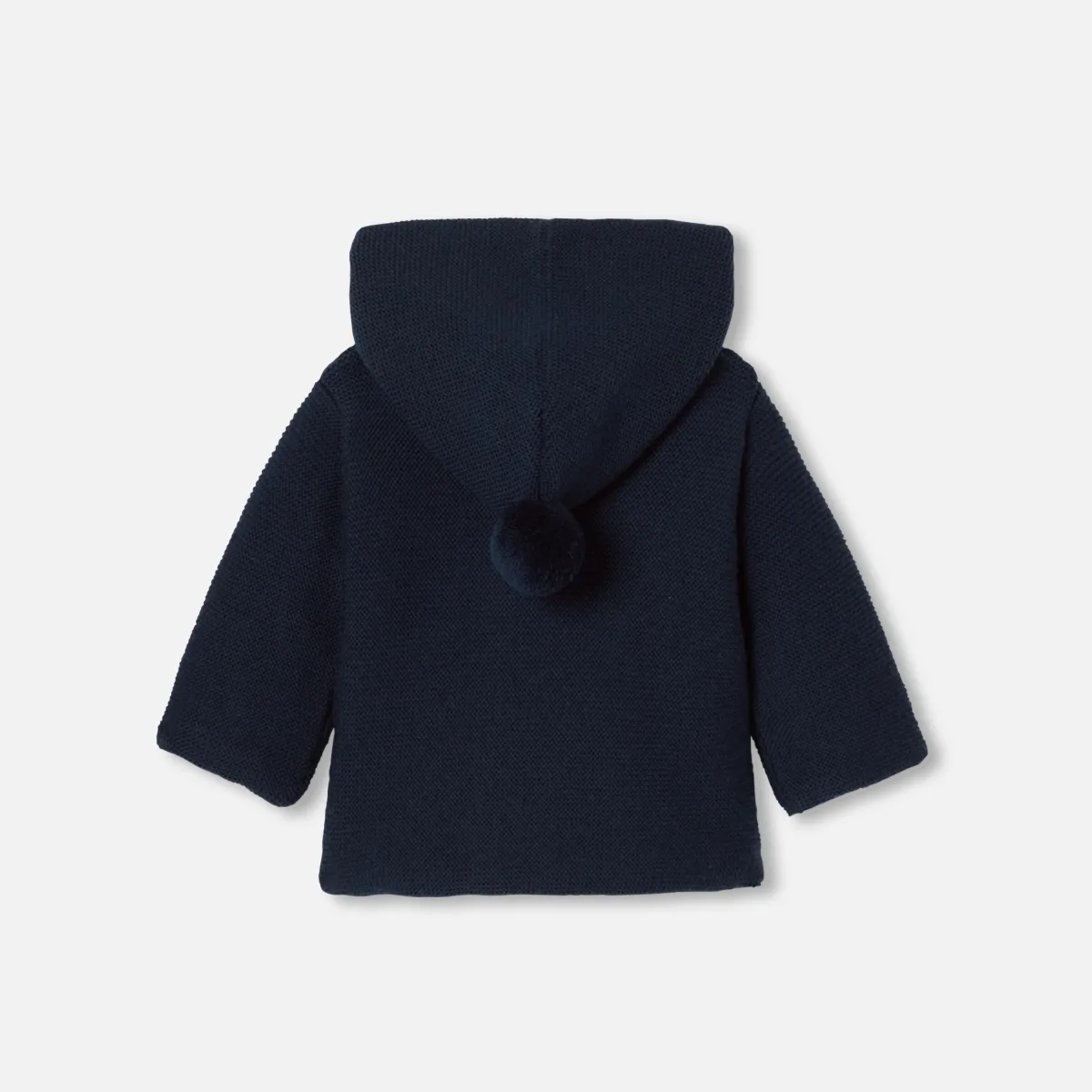 View 2 - Baby Merino wool burnous jacket