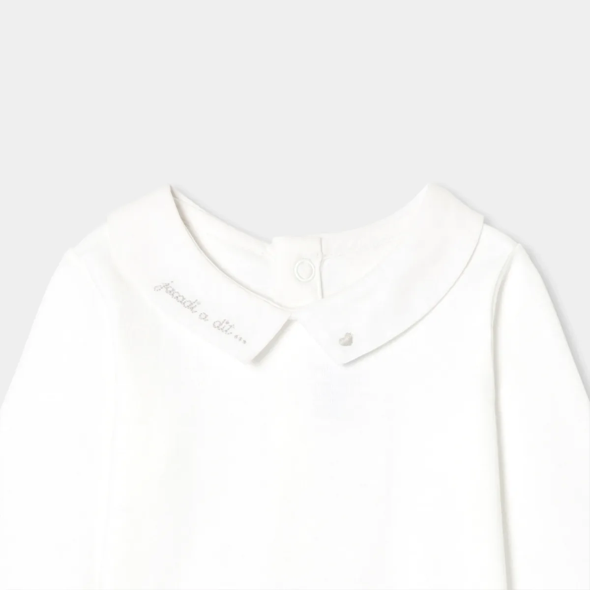 View 3 - Baby boy long-sleeved  bodysuit