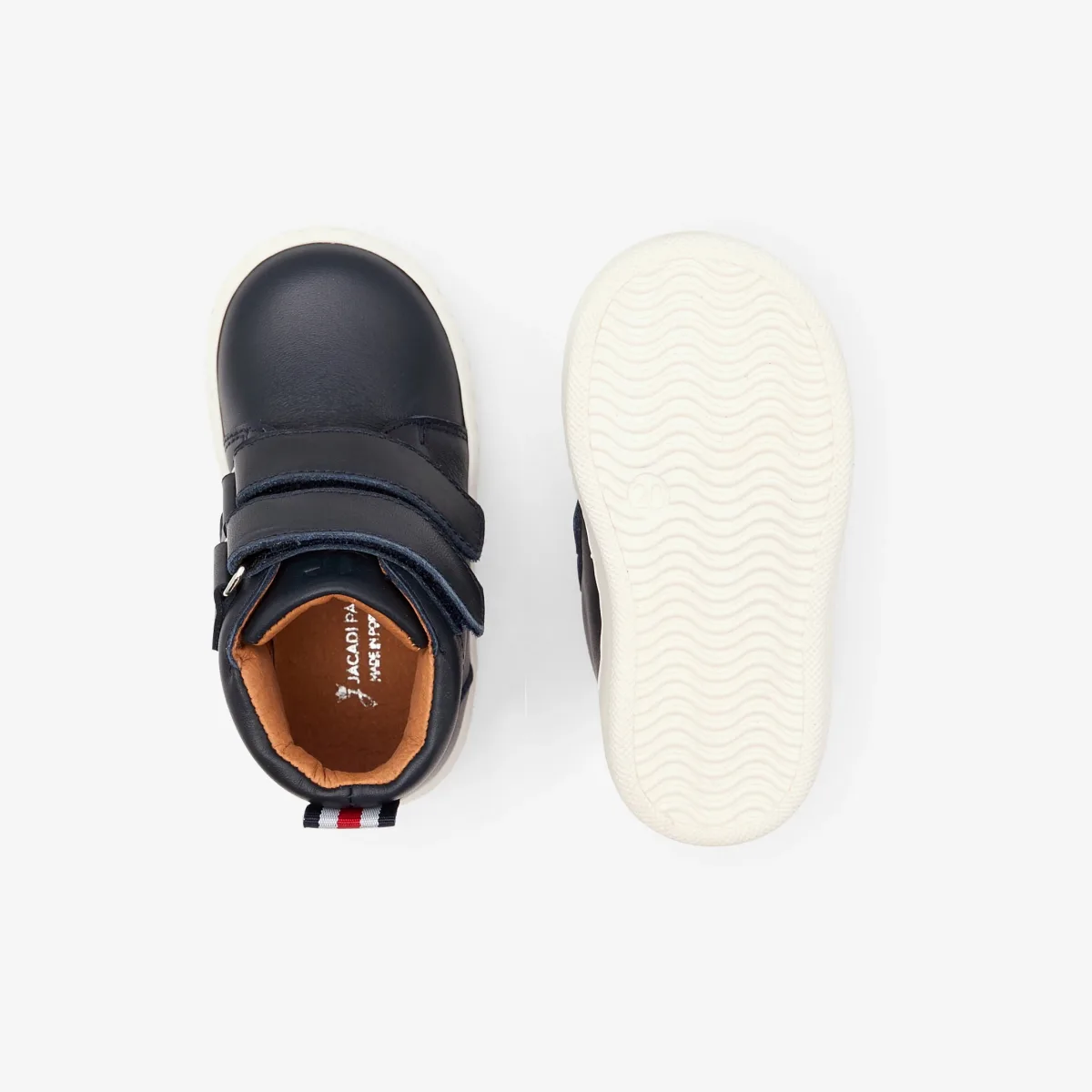 View 4 - Baby smooth leather trainers
