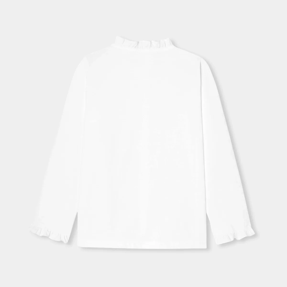 View 3 - Girl blouse in cotton jersey