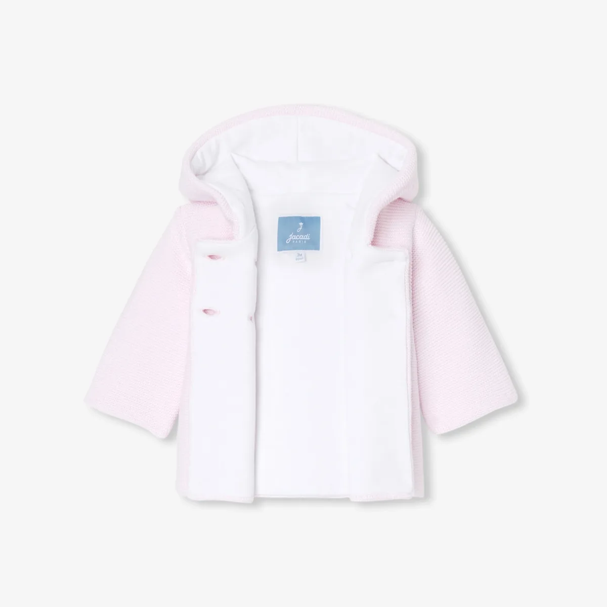 View 6 - Baby girl lined burnous jacket