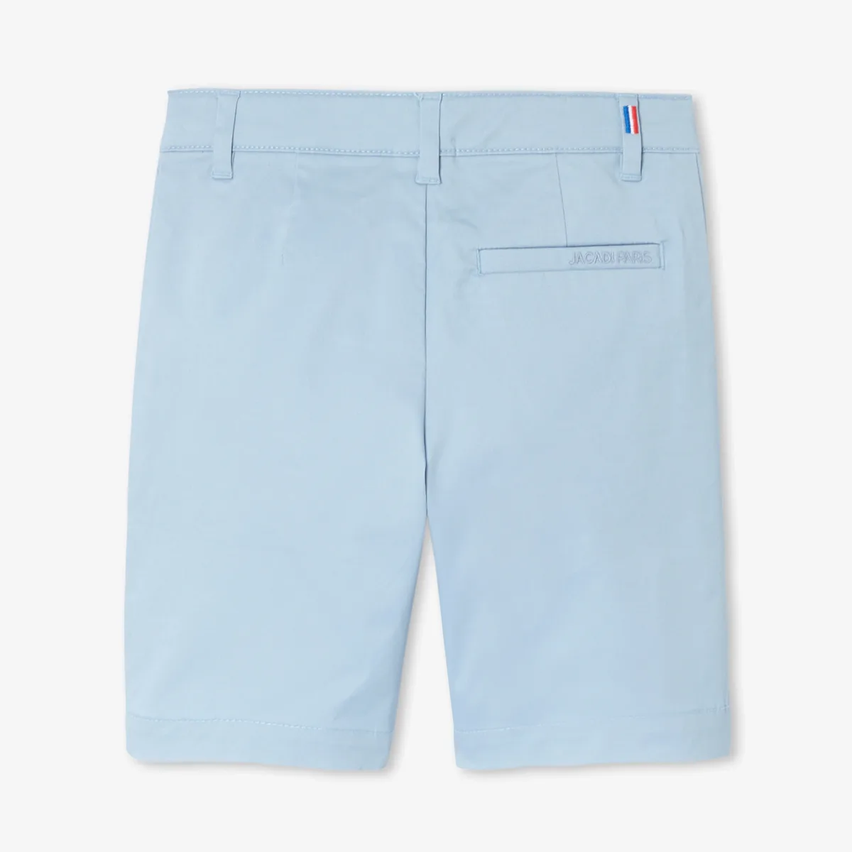 View 2 - Boys' twill cotton Bermuda shorts