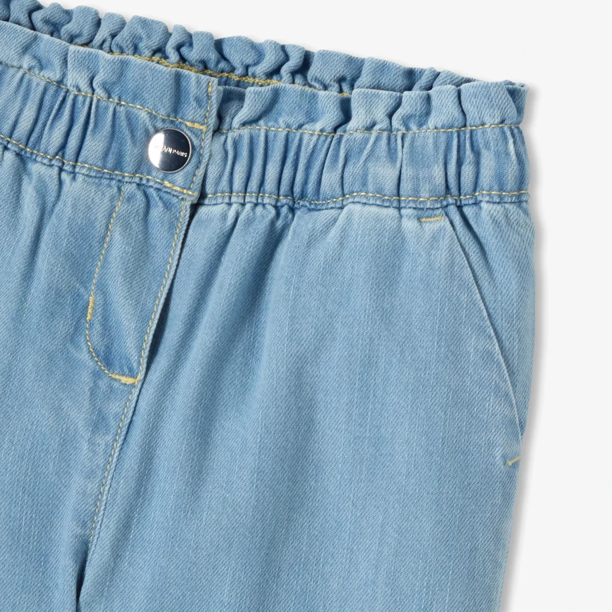 View 4 - Baby girl chambray trousers