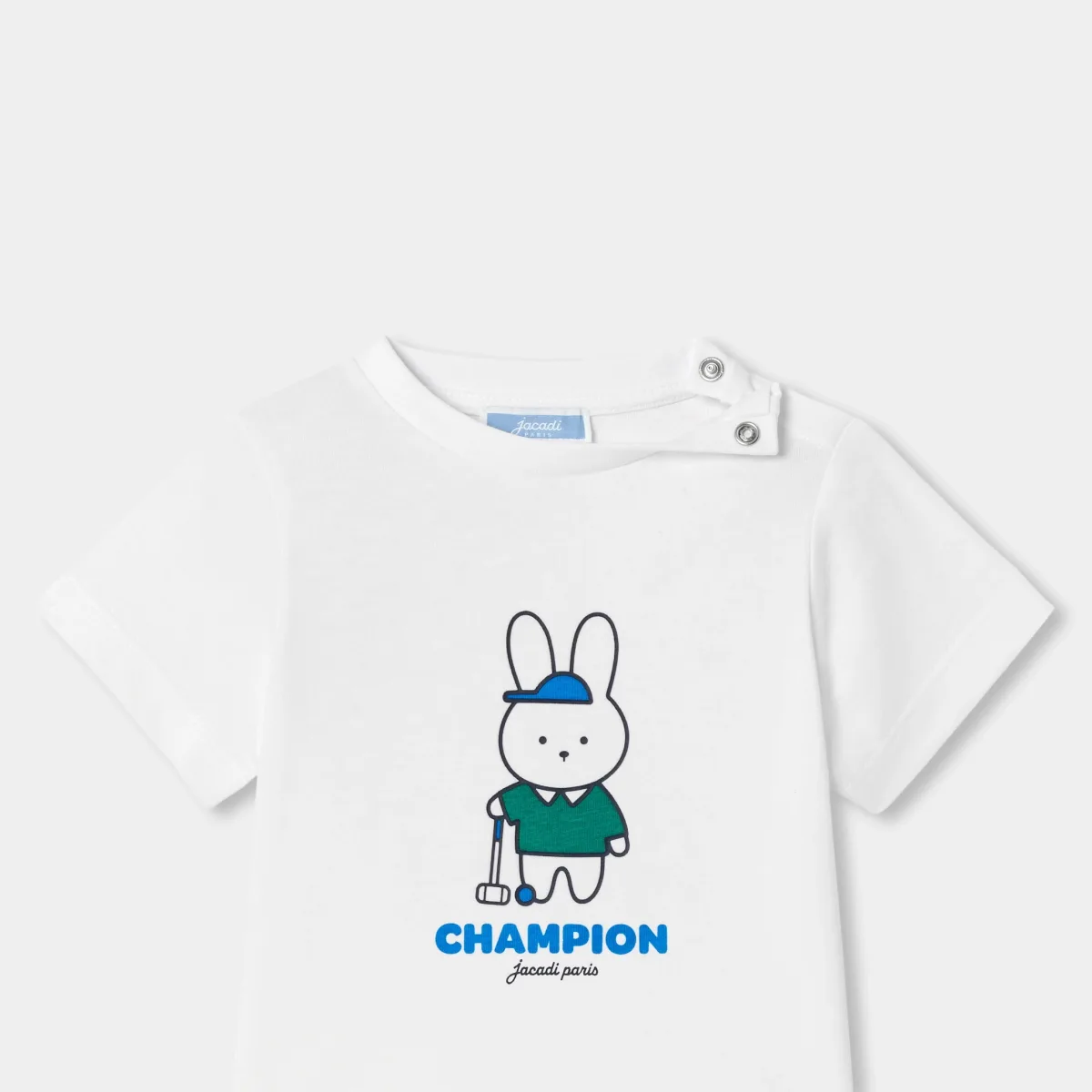 View 3 - Baby boy short-sleeved cotton T-shirt