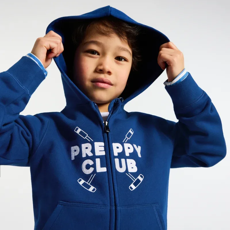 View 2 - Boy zip-up fleece sweatshirt