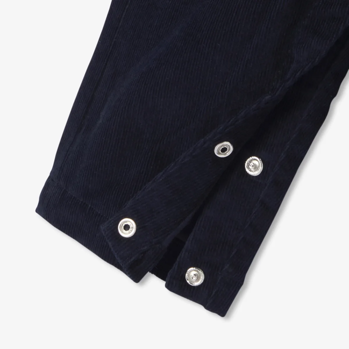 View 4 - Baby boy velvet dungarees