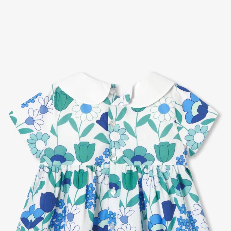 View 4 - Baby girl floral cotton dress