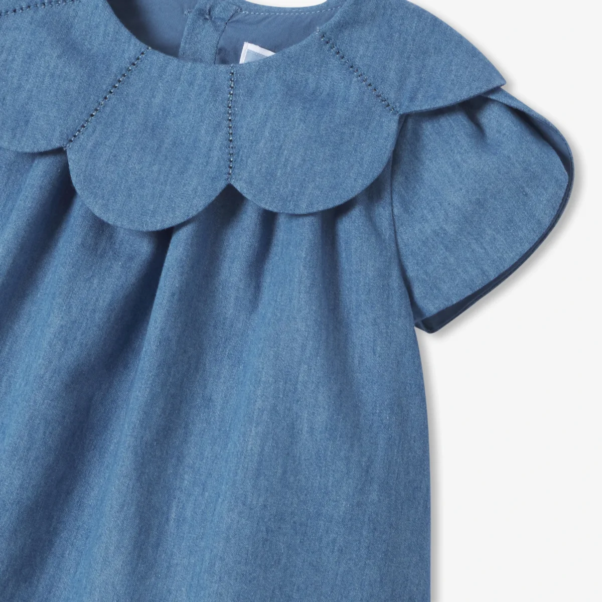 View 7 - Baby girl chambray dress