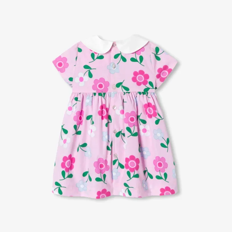 View 2 - Baby girl floral popeline dress
