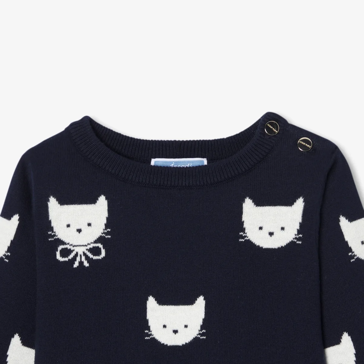 View 3 - Baby girl long-sleeved knit dress