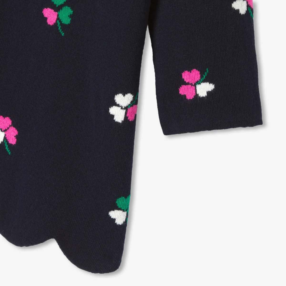 View 4 - Baby girl long-sleeved knitted dress