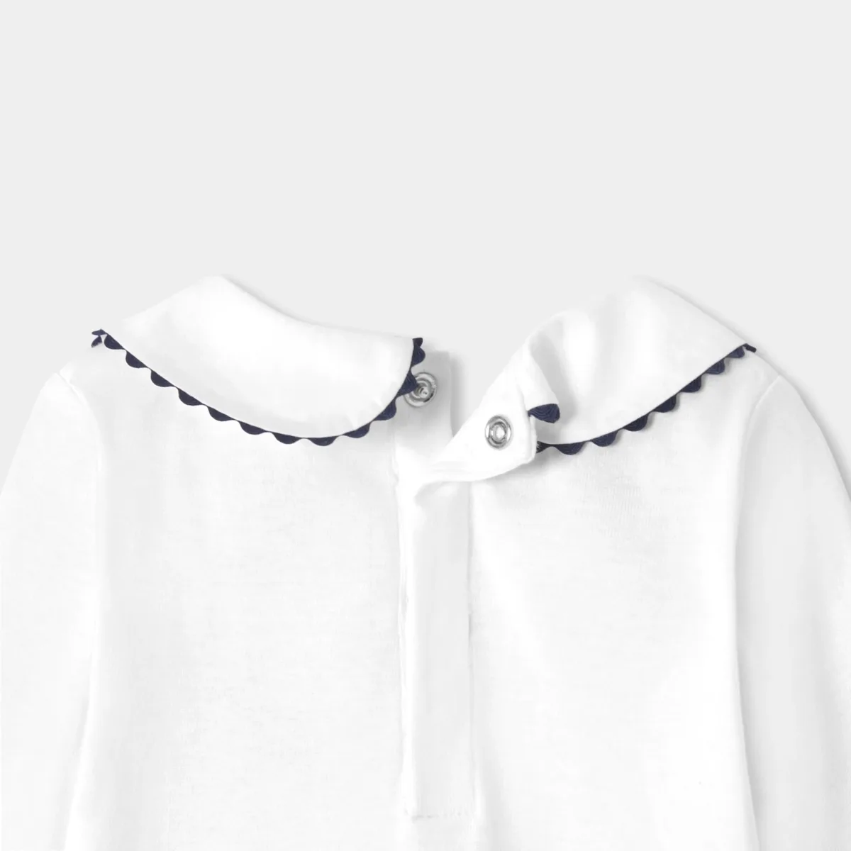 View 4 - Baby girl Peter Pan collar bodysuit