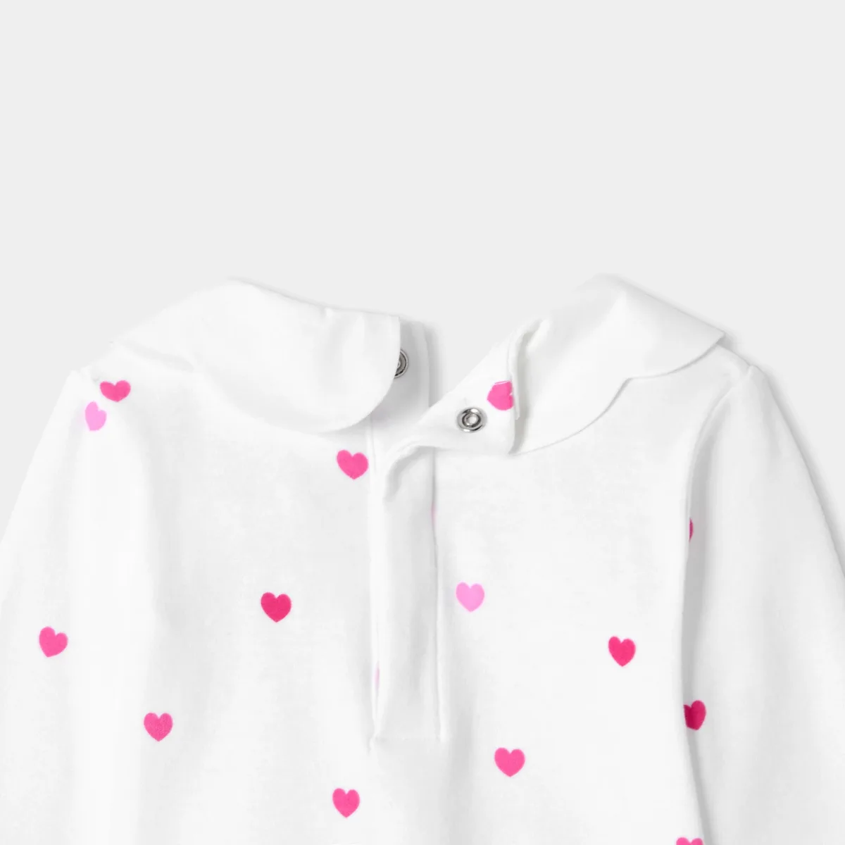 View 4 - Baby girl interlock cotton bodysuit
