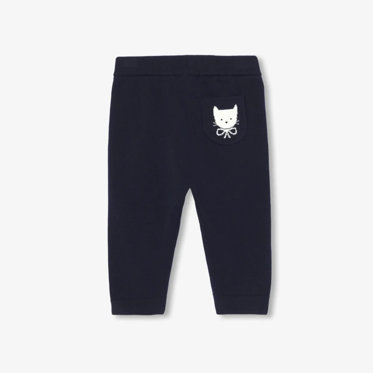 View 2 - Baby girl knit trousers