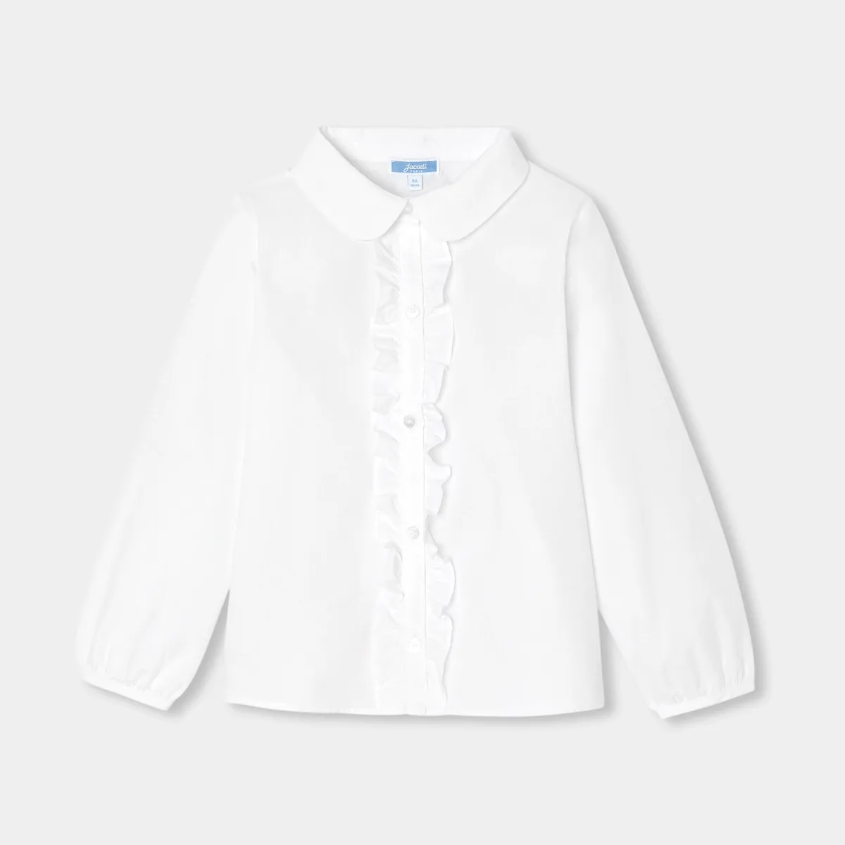 View 1 - Girl cotton poplin shirt