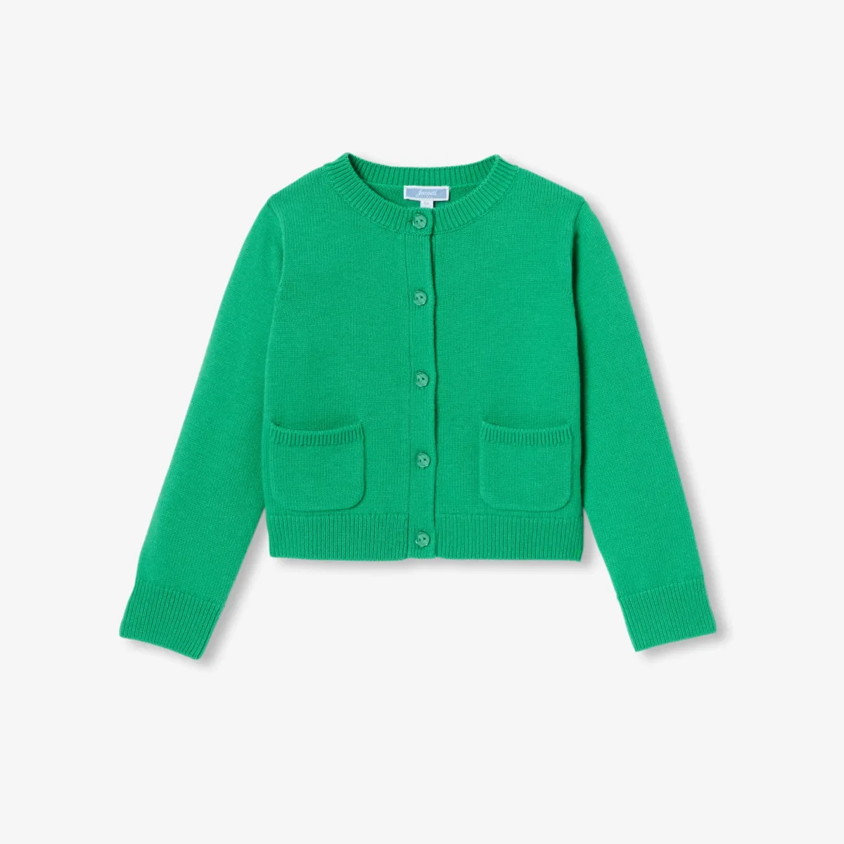 View 1 - Girl wool blend cardigan