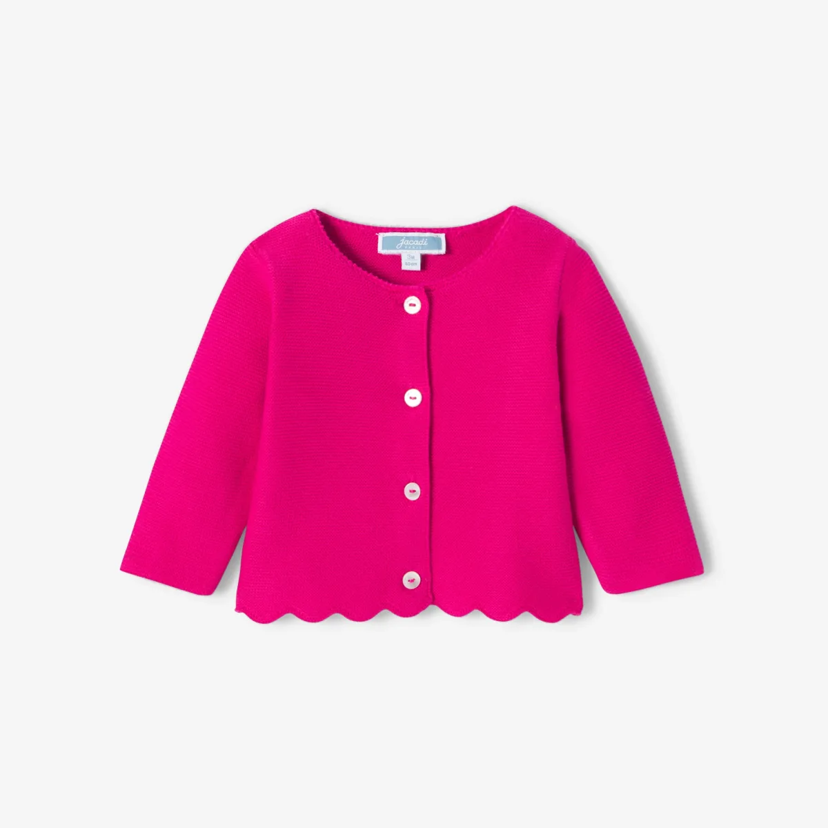 View 1 - Baby girl cotton cardigan