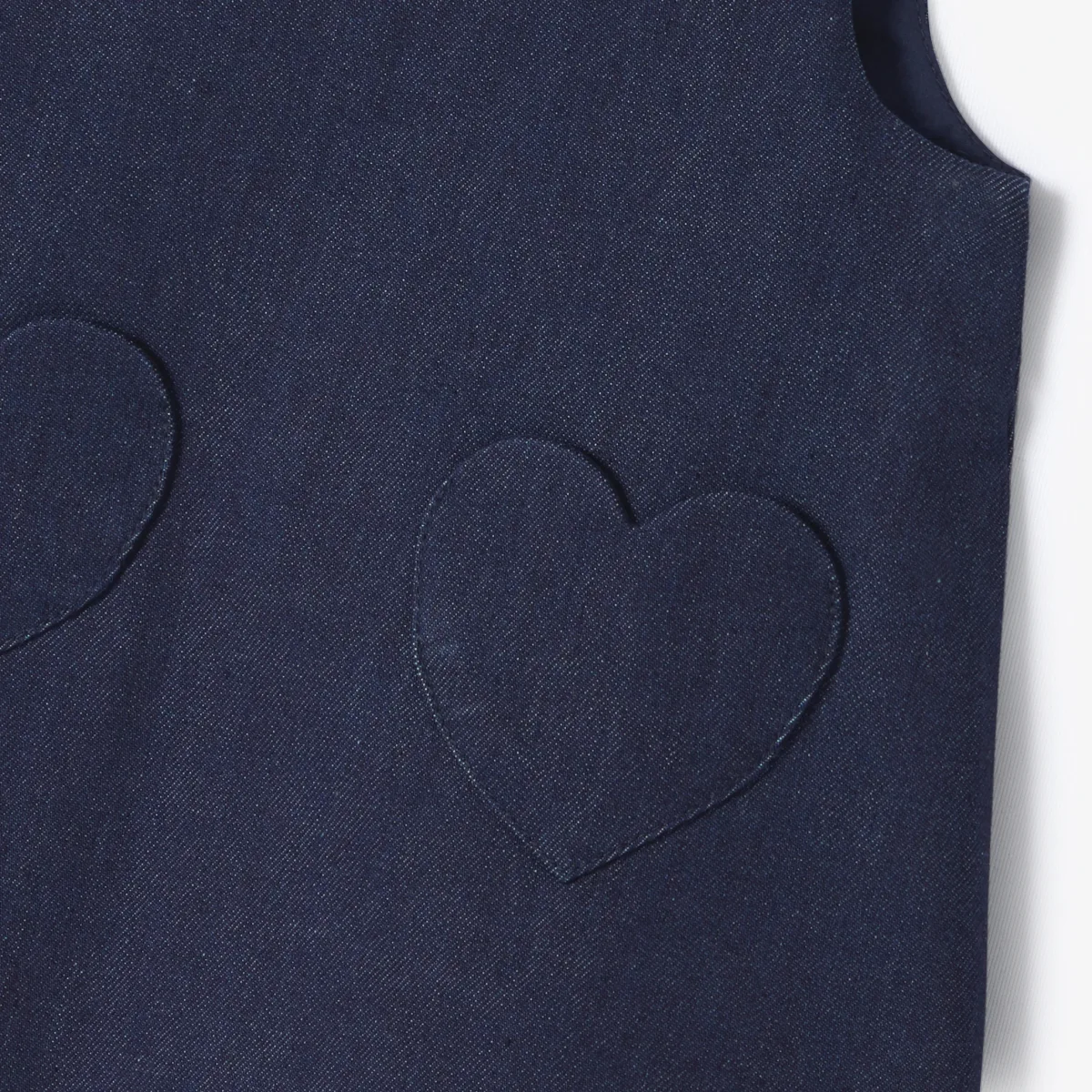 View 4 - Baby girl denim pinafore dress
