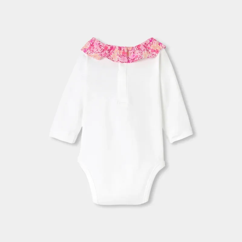 View 2 - Baby girl long-sleeved bodysuit