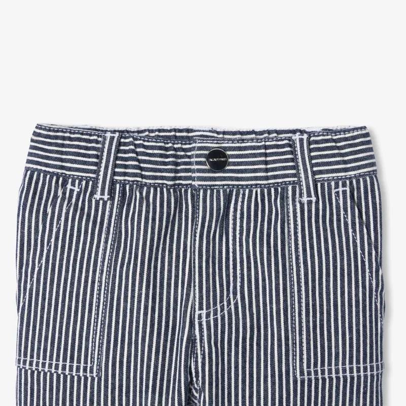 View 6 - Baby striped twill trousers