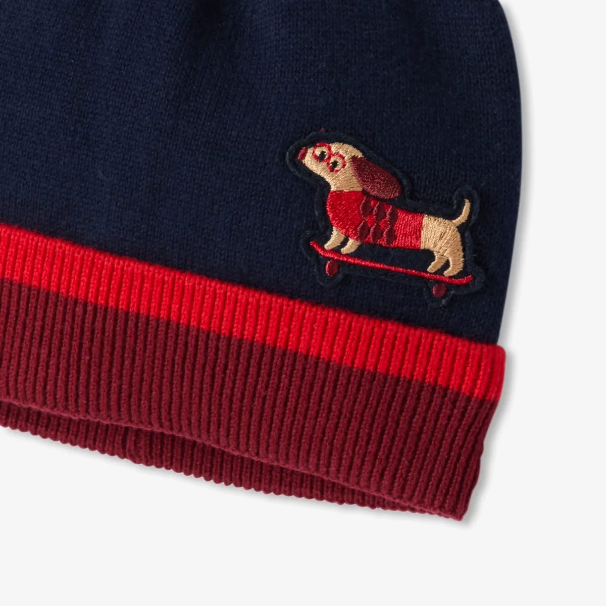 View 2 - Baby boy microfleece-lined beanie