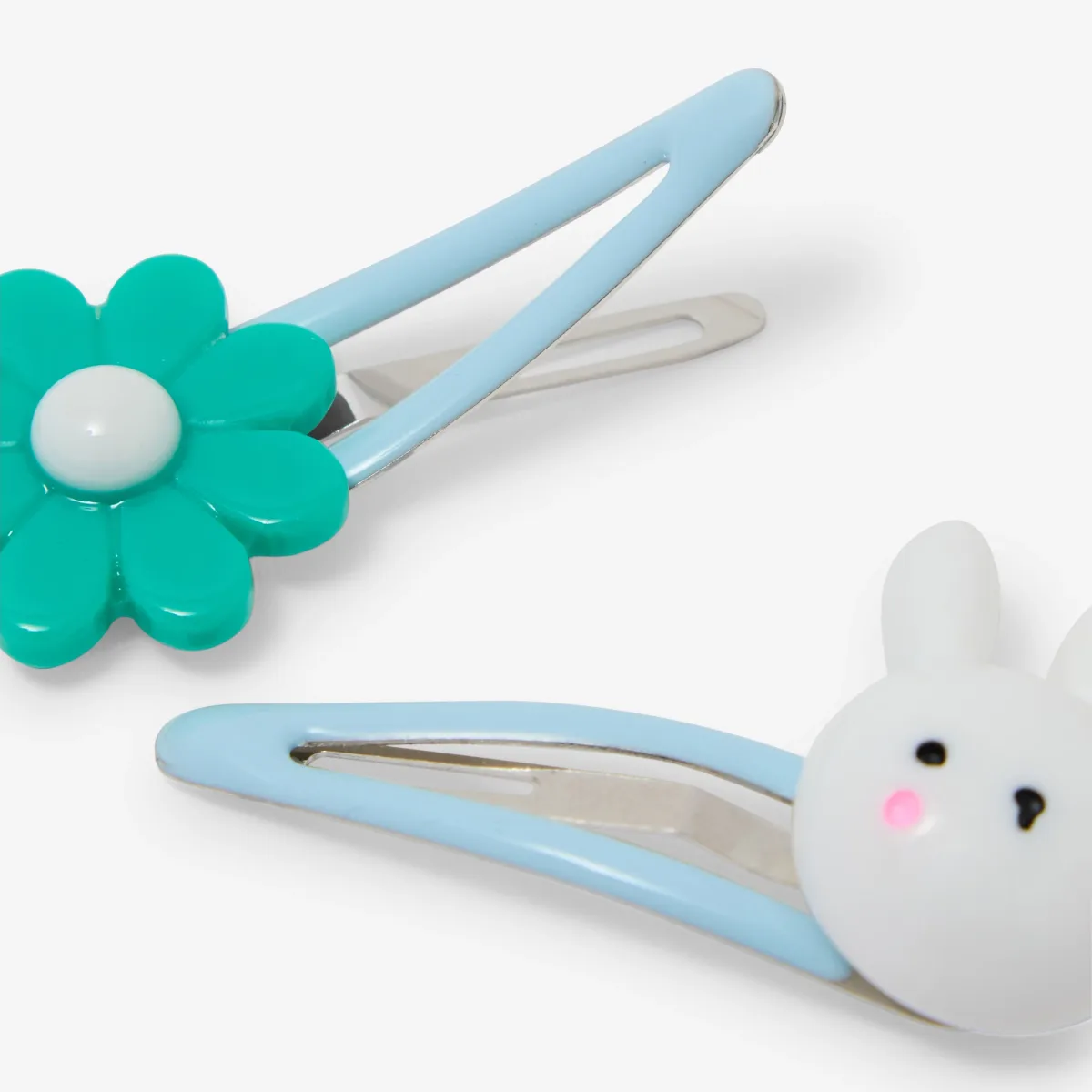 View 3 - Baby girl hair clip duo