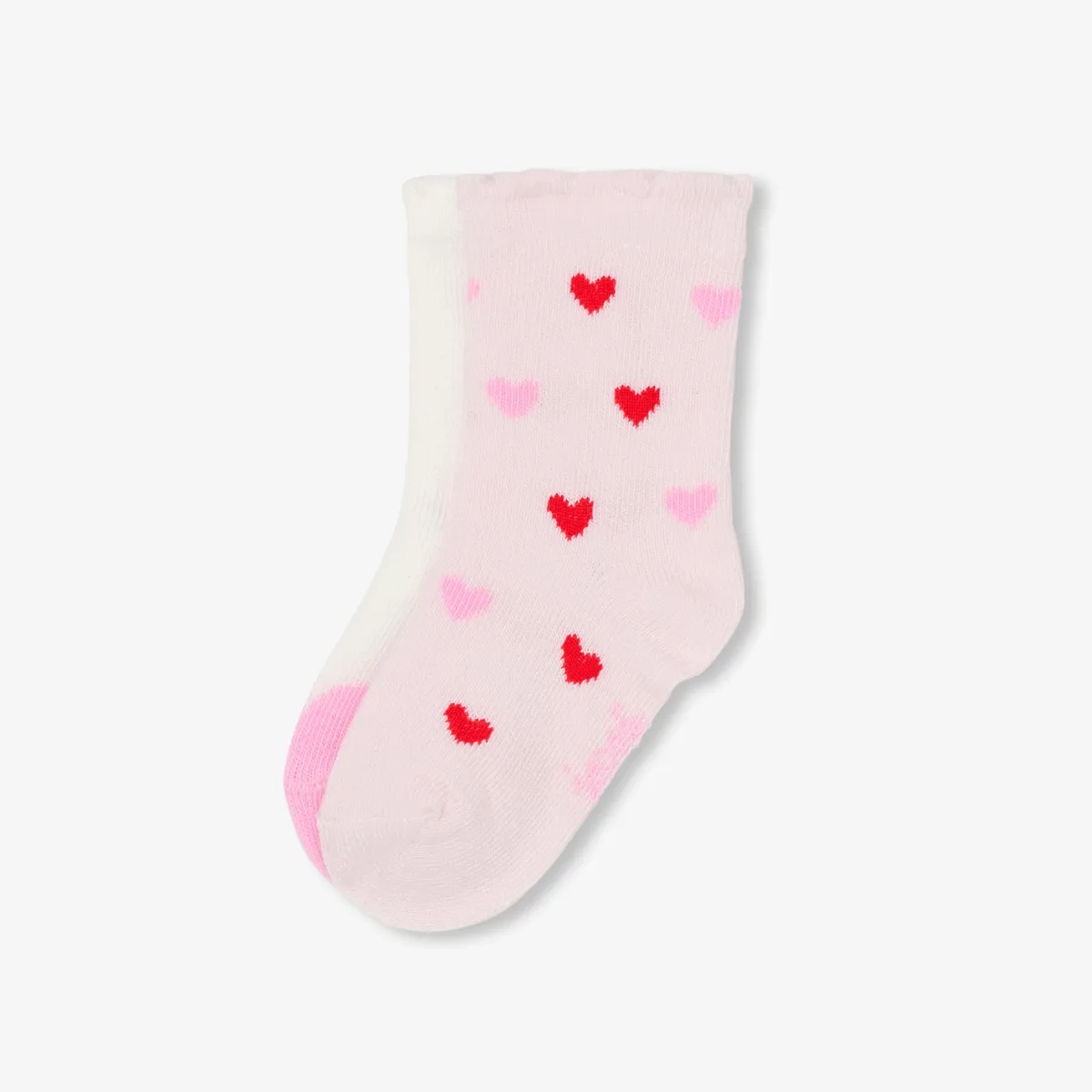 View 2 - Baby girl sock duo