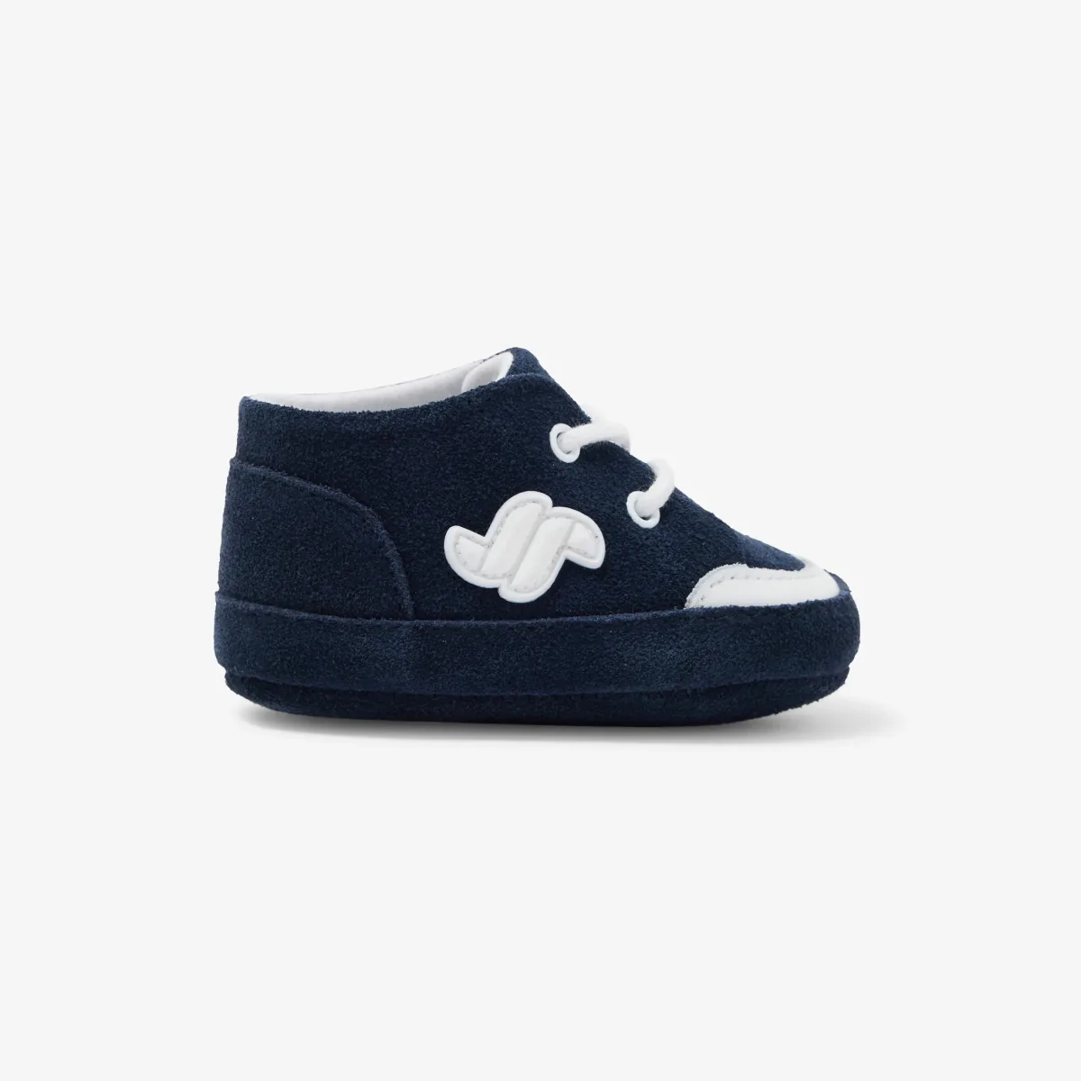 View 1 - Baby boy soft leather trainers