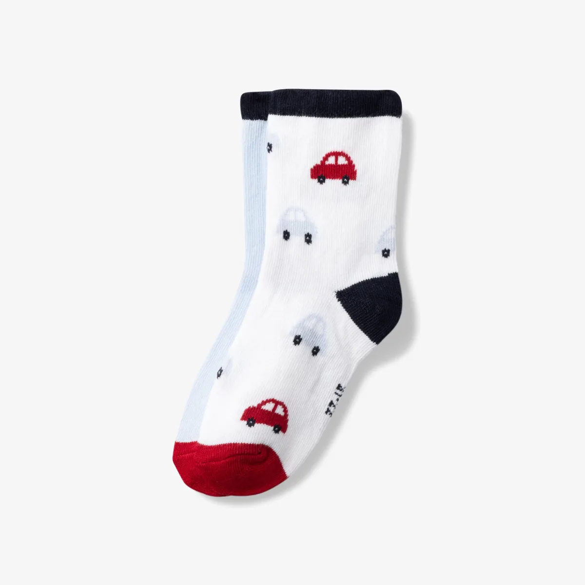 View 1 - Baby boy cotton sock duo