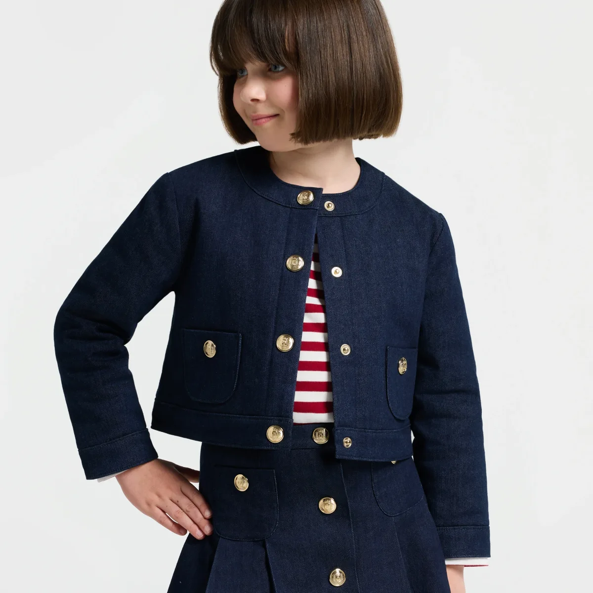 View 1 - Girl denim jacket