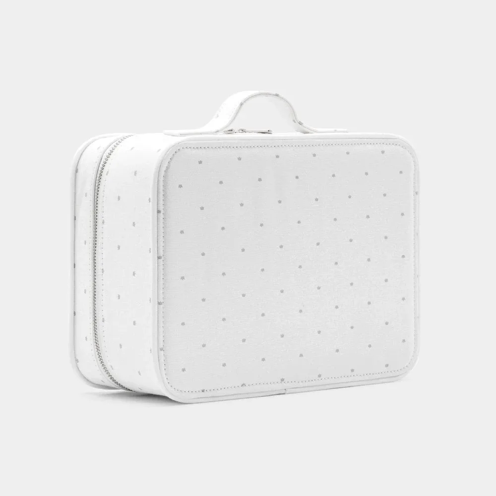 View 2 - Small coated cotton baby suitcase