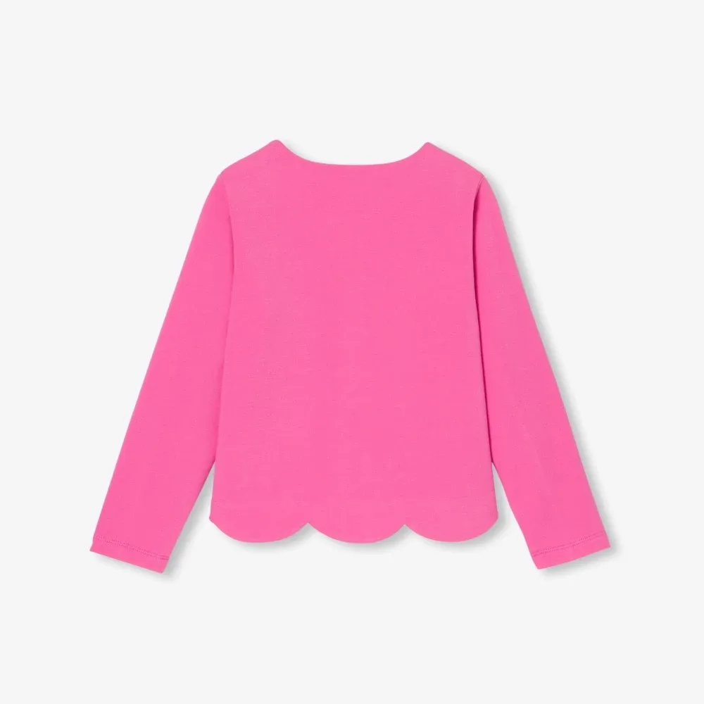 View 2 - Girl fleece cardigan