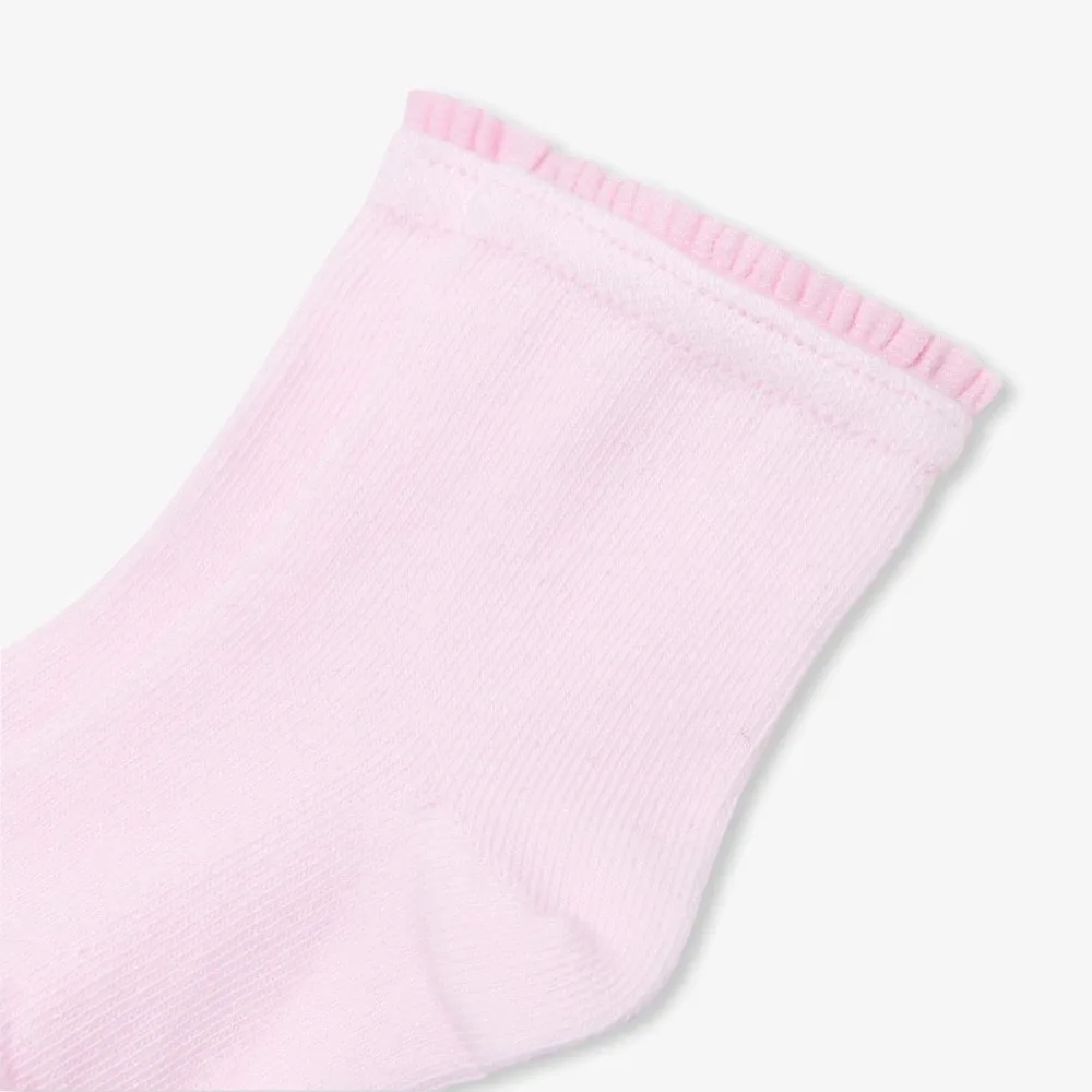 View 2 - Baby girl ruffled socks